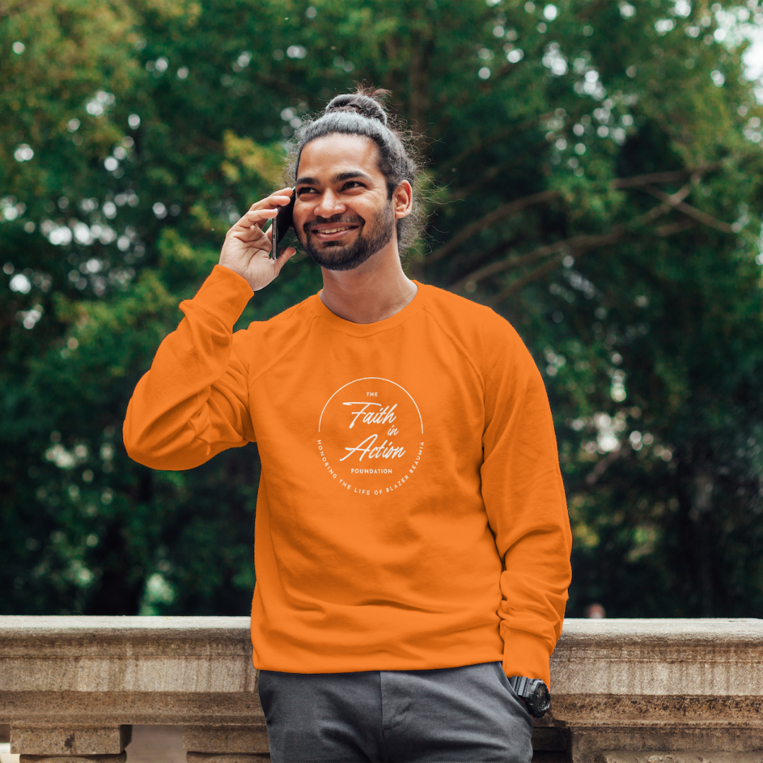 Adult Orange Long Sleeve
